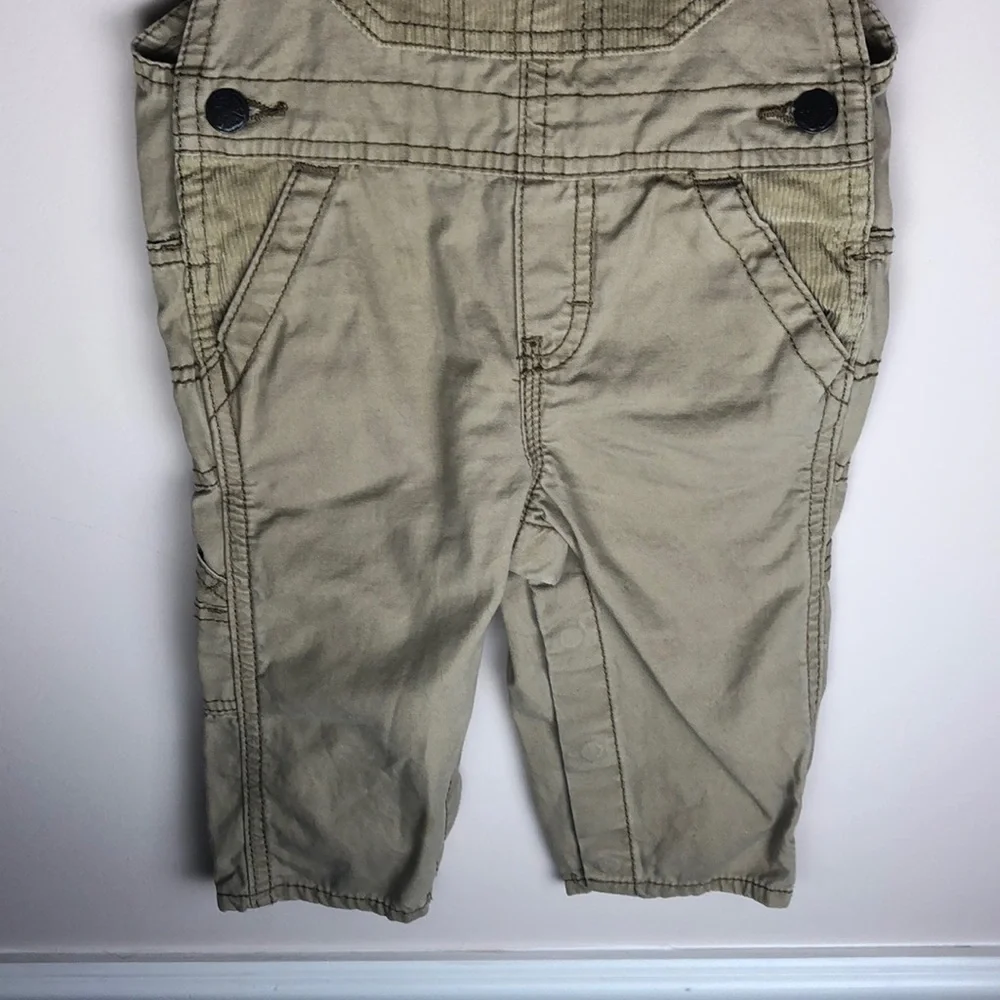 Oshkosh B'Gosh Khaki Overalls 12 months